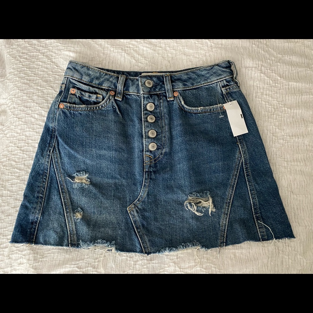 NWT Free People We The Free denim skirt